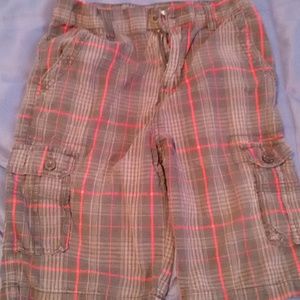 Black an print shirt